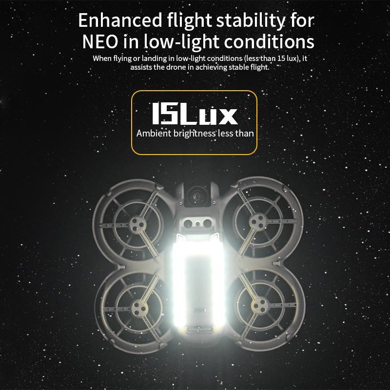 เข้ากันได้กับเกียร์ลงจอดเรืองแสง DJI NEO, อุปกรณ์เสริมขาตั้งกล้องแสงโดรนกลางคืน