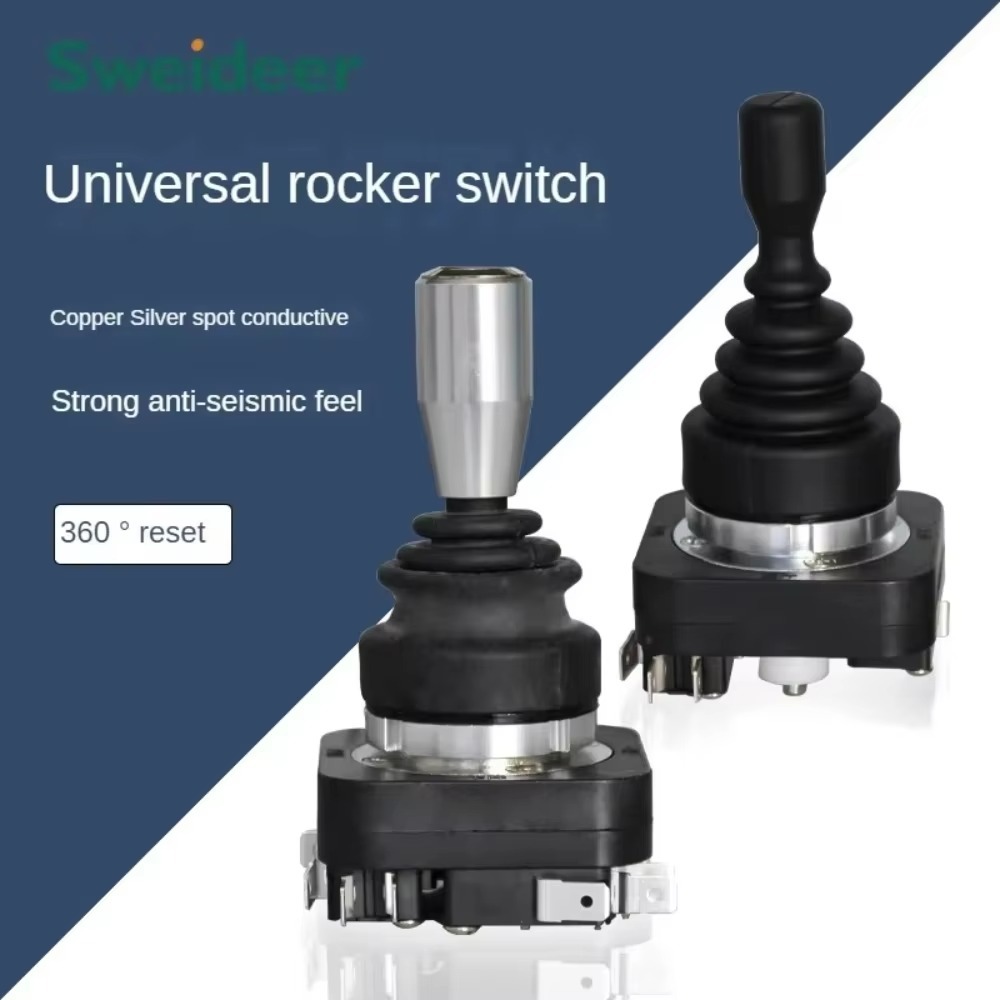 8 Way Momentary อัตโนมัติ Self-reset อุตสาหกรรม Monolever Toggle Rocker สวิทช์ Latching จอยสติ๊ก Cross สวิทช์ควบคุม 4 Direction