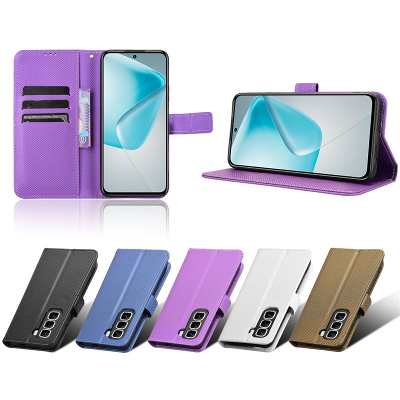 กรณีพลิกสําหรับ ZTE Blade V50 V60 สมาร์ท Vita Design L9 L220 4G 5G ปกหนังกระเป๋าสตางค์พร้อมช่องใส่กา