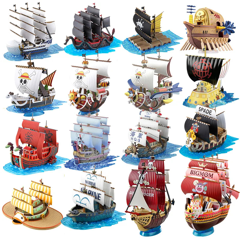 ของเล่นโมเดลฟิกเกอร์ One Piece Luffy Shanks Boa