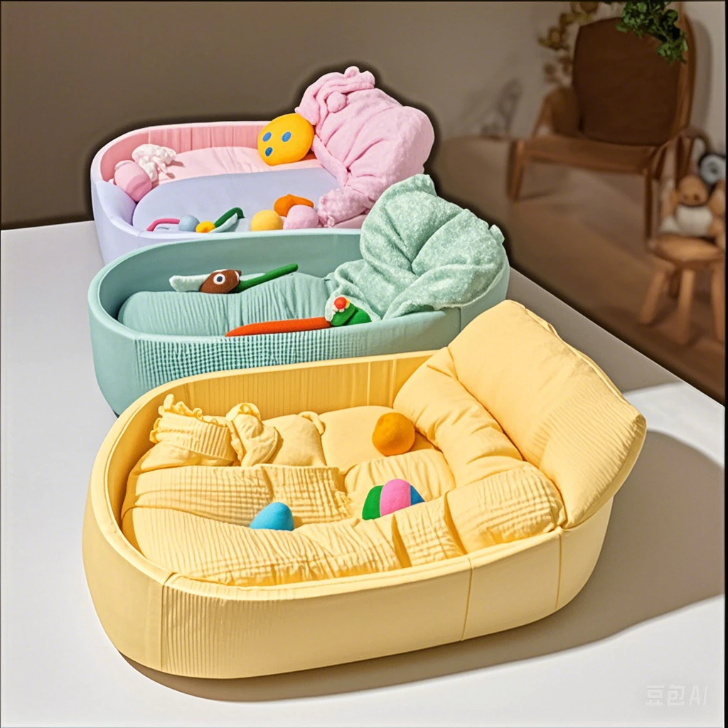 ที่นอนแมว เตียงสุนัข เบาะนอนสัตว์เลี้ยง 60x40 ซม