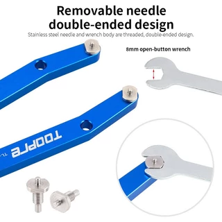 Toopre จักรยานเข็มหนังสือประแจ DUB Crank Cover Disassembly เครื่องมือโช้คอัพรถจักรยานยนต์ซีลน้ํามันที่นั่งบํารุงรักษา