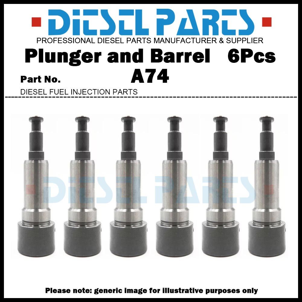 ลูกสูบ A74 ขนาด 6 ชิ้น และชุดประกอบถัง A74 131151-5820 สําหรับ KOMATSU S4D105 S6D105 SL6D105 6D105