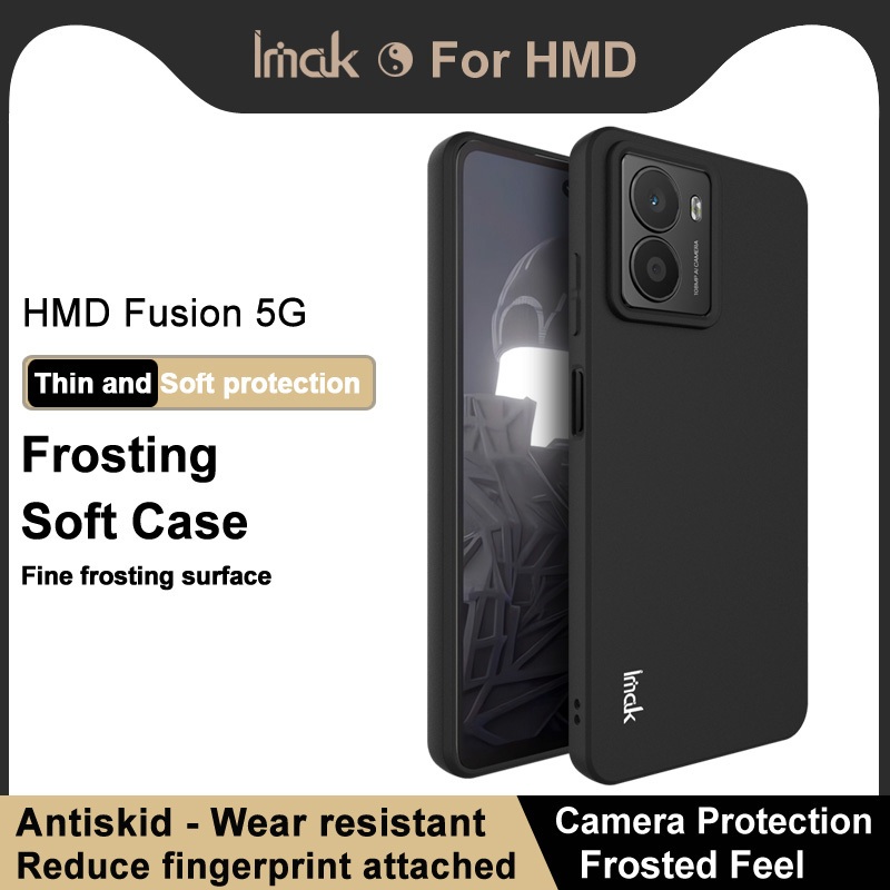 Imak HMD Fusion 5G Casing TPU Soft Simple Pure Color Ultra Thin Silicon Back Cover เคสโทรศัพท์กันกระ