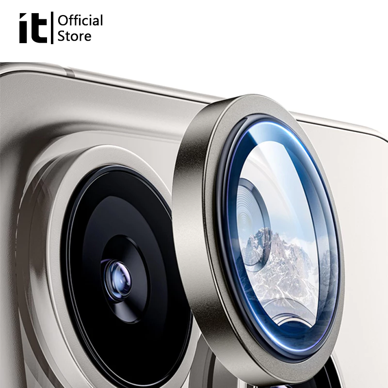 กระจกกันรอยเลนส์กล้อง iPhone 16 Pro Max/16 Pro/16/15/14/13/12/11