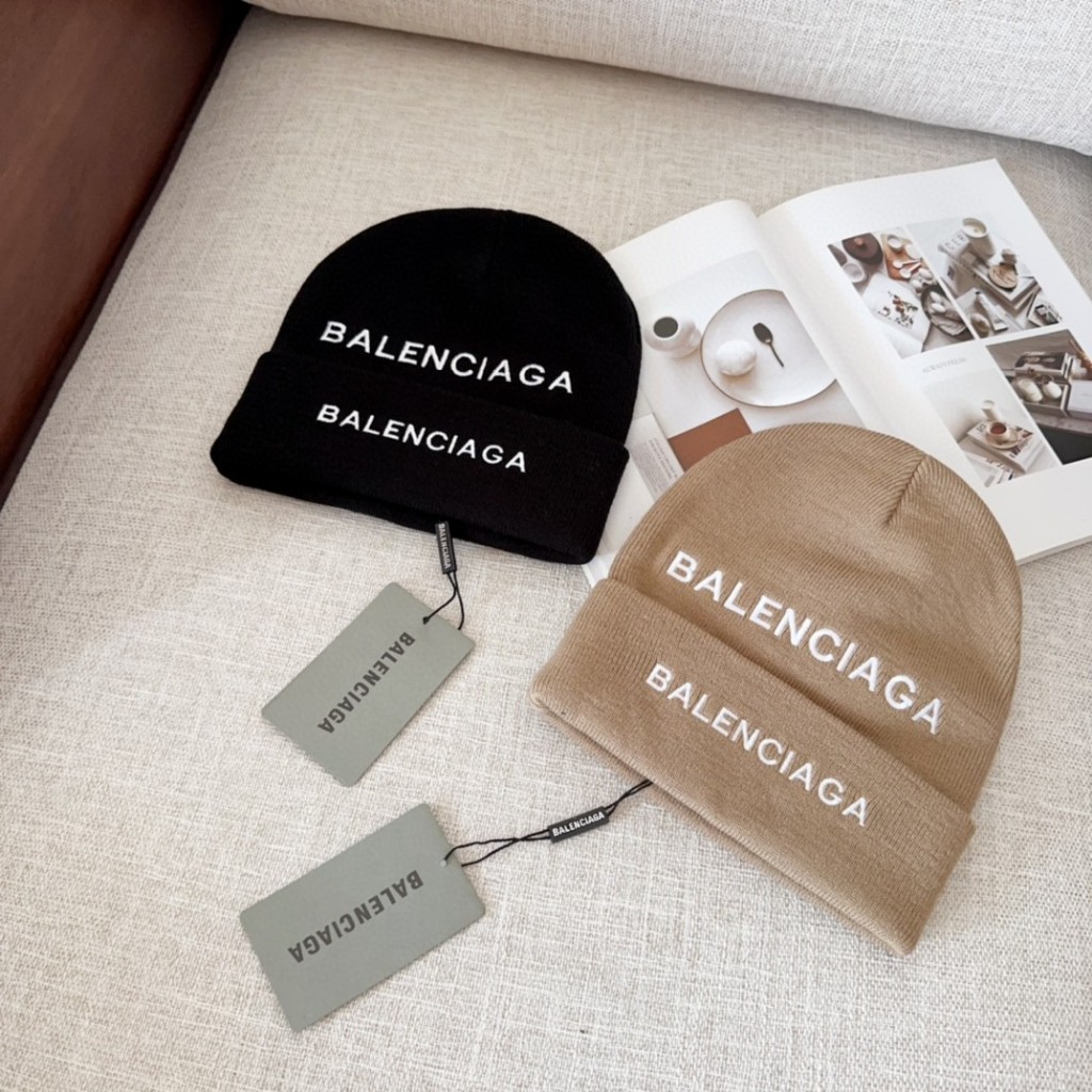 สไตล์ใหม่ Balenc-ig-แฟชั่น All-Match ผู้ชายผู้หญิงสไตล์เดียวกันหมวกถัก