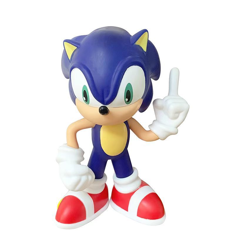 28 ซม.ขนาดใหญ่ SEGA เกม Sonic the Hedgehog รูปปั้น Supersonic ความเร็ว PVC Action Figures รุ่นเดสก์ท็อปตกแต่งคอลเลกชันตุ๊กตาของเล่น