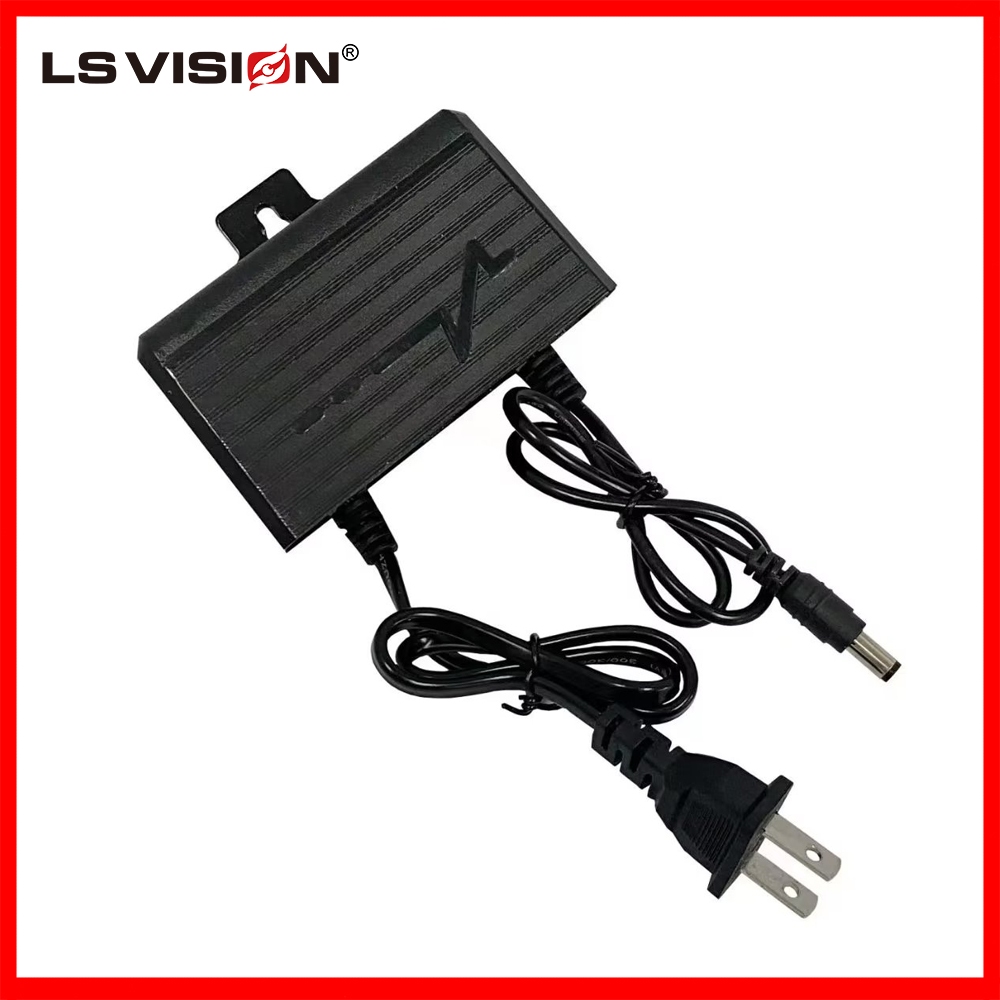 Ls VISION 12V 2A DC กล้องวงจรปิดอะแดปเตอร์จ่ายไฟอินพุตแรงดันไฟฟ้า AC 110-240V เอาต์พุต DC 12V-2A