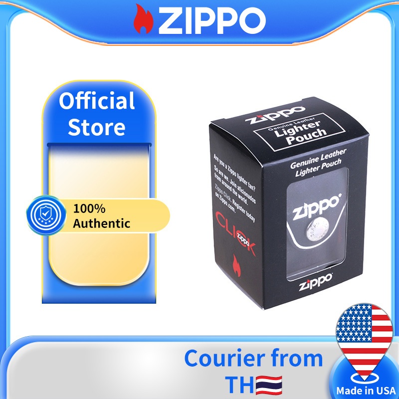 กระเป๋าหนัง Zippo สีดํา, LPCBK-000001