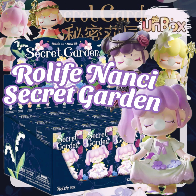 [กล่องสุ่ม พร้อมส่ง] Rolife Nanci Secret Garden Series(ยก Box มี 12 จุ่ม)  จุ่ม Secret Action Figuri