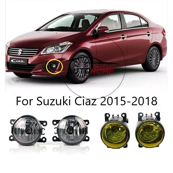 SUZUKI (พร้อมหลอด)ไฟตัดหมอก ไฟตัดหมอก สําหรับ HONDA CITY 2015 2016 2017 โคมไฟกันชนหน้า