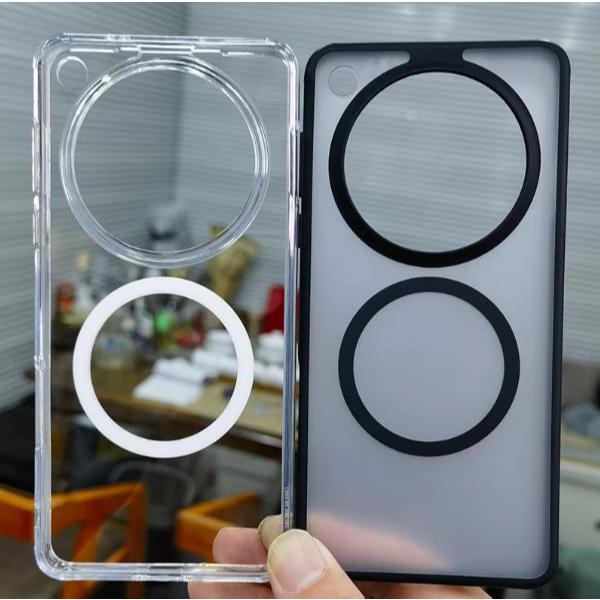 สําหรับ OPPO Find X8 Pro / Find X8 Magnetic Transparent Clear Hard Case กันกระแทกฝาหลัง