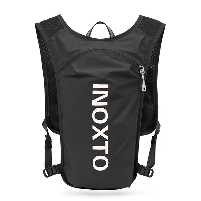 Inoxto กระเป๋าเป้สะพายหลังวิ่งกันน้ํา 5L Ultra-light Hydration Vest กระเป๋าหนังจักรยานเสือภูเขากระเป๋ายิมระบายอากาศ 1.5L ถุงน้ํา