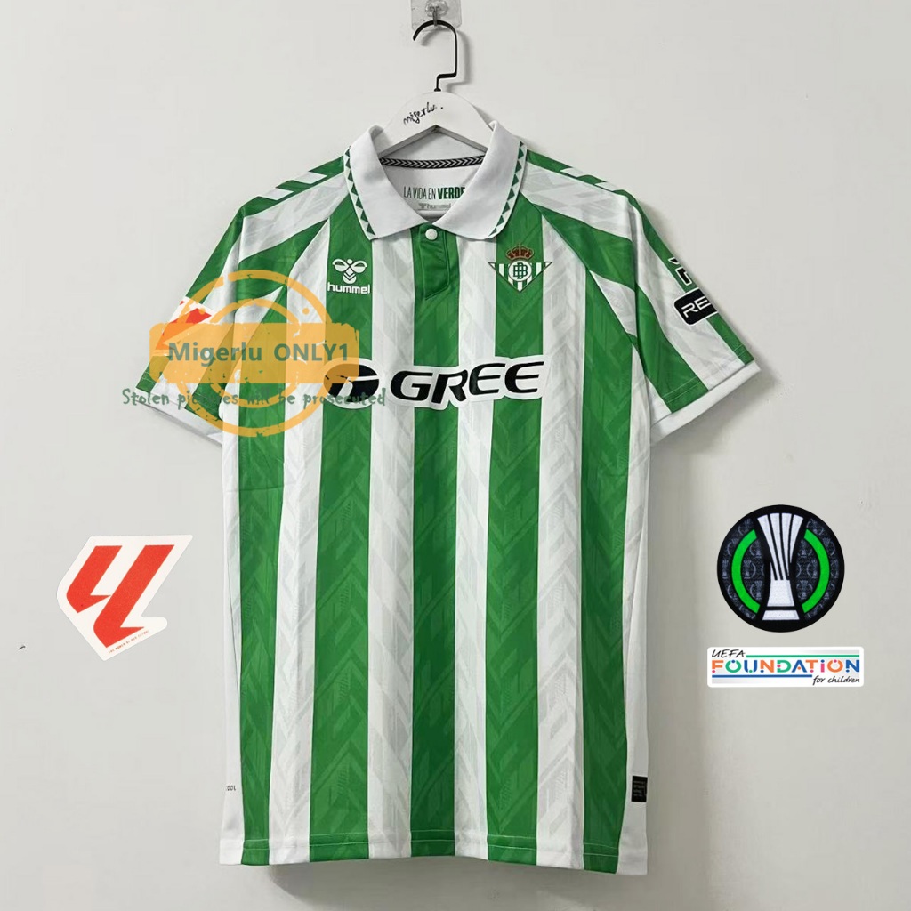 แฟนๆ edition 24/25 Real Betis เสื้อเหย้า S-4XL