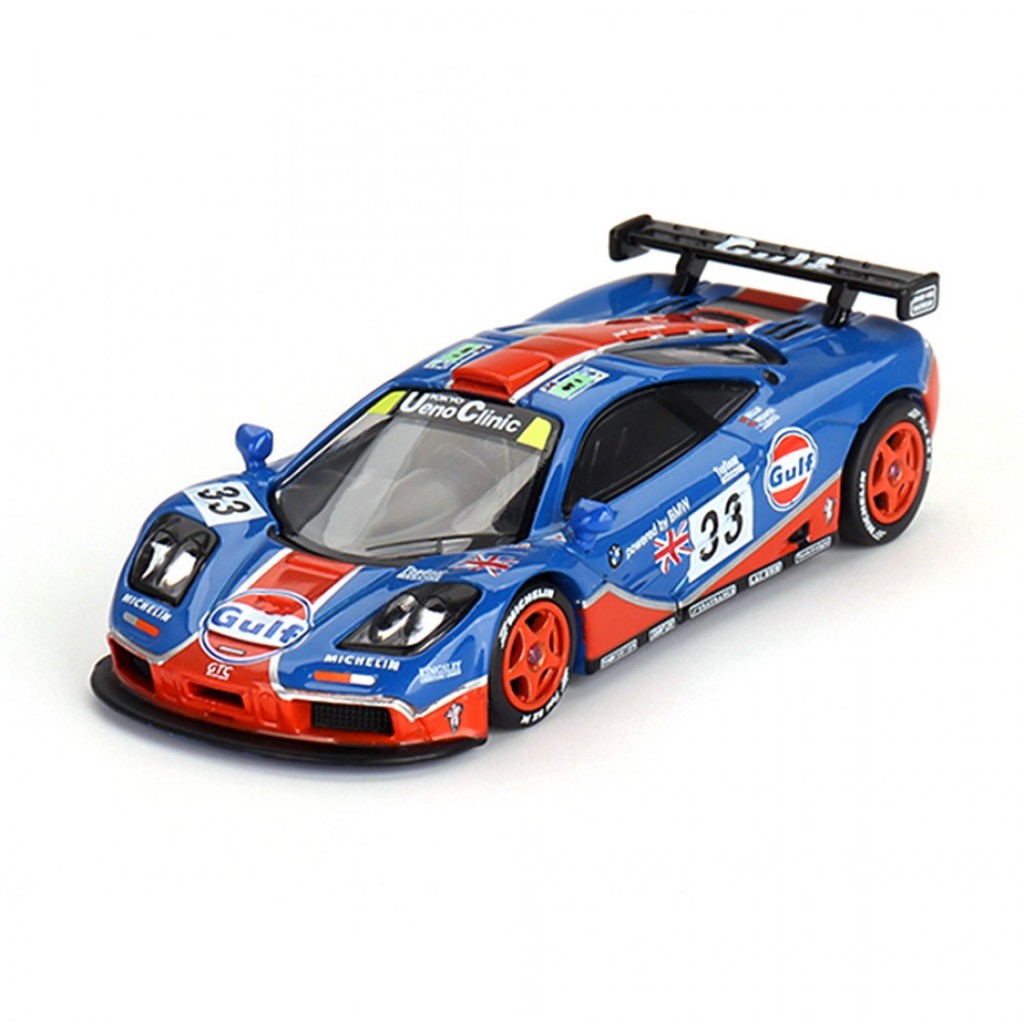 Mini GT MGT00723-L 723 1/64 McLaren F1 GTR #33 1996 Le Mans 24Hr LHD รถเหล็กโมเดลโมเดล