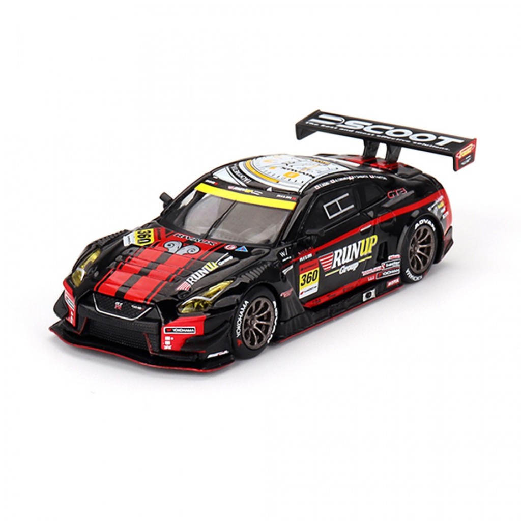 Mini GT MGT00754-L 754 1/64 Nissan GT-R NISMO GT3 N. 360 RUNUP RIVAUX GT-R TOMEI SPORTS 2023 SUPER GT SERIES รถโมเดลขนาดDiecast