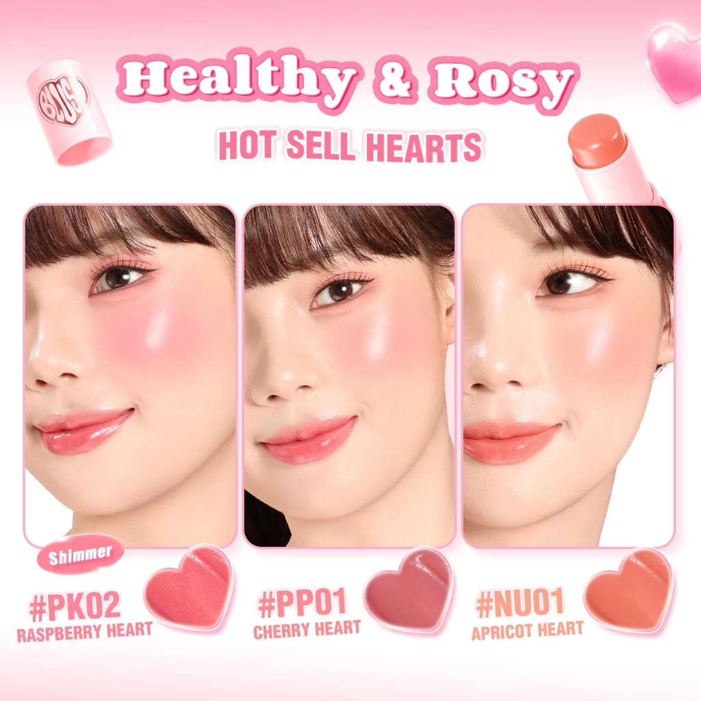 Pinkflash Multi-Use Watery Blush Stick ครีมบลัช High Pigment ติดทน thumbnail 5