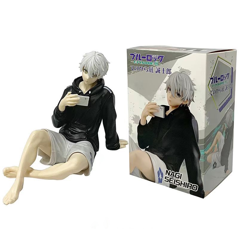 ใหม่ 8.5 ซม. Megahouse Blue Lock Nagi Seishiro GEM อะนิเมะรูป PVC น่ารักตกแต่งตารางของเล่นเด็กคริสต์มาสของขวัญ