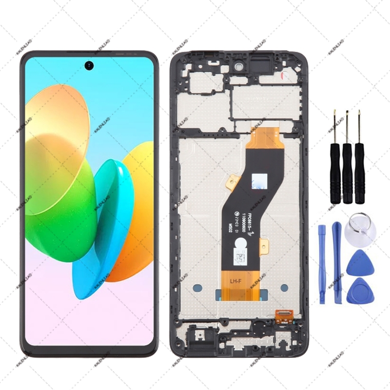 สําหรับ Tecno Spark 20 20C Spark 20 Pro KJ5 KJ6 จอแสดงผล LCD Touch Screen Digitizer Assembly Replace