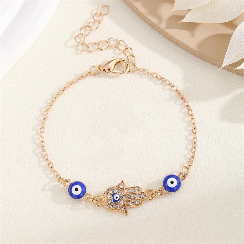 Gmai Blessed Evil Eye สร้อยข้อมือสําหรับชายหญิง Lucky Amulet ป้องกันสายรัดข้อมือของขวัญเครื่องประดับ