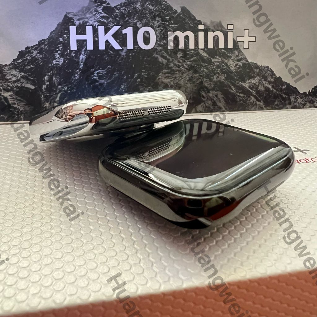 2025 Hk10 mini +smart watch 42mm 2.02 นิ้ว Amoled S10 watch10 smartwatch 2 สายไร้สายชาร์จ BT โทร bre