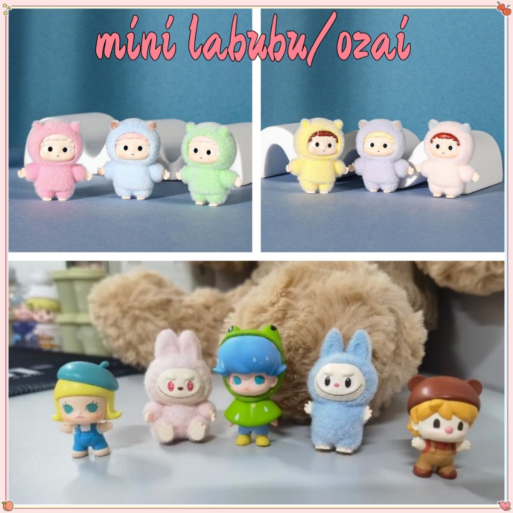 MINI LABUBU/OZAI ตุ๊กตาเศษผ้า แห่กัน ทําเอง มัลติฟังก์ชั่นสร้างสรรค์น่ารักทํามือ