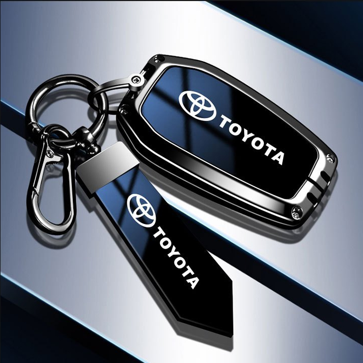 เคสกุญแจรถยนต์ หนังสังกะสีอัลลอย อุปกรณ์เสริม สําหรับ Toyota Revo Rocco 2022 2023 Fortuner Leader 2022 cross 2025 ของแต่งรถยนต์ พวงกุญแจ