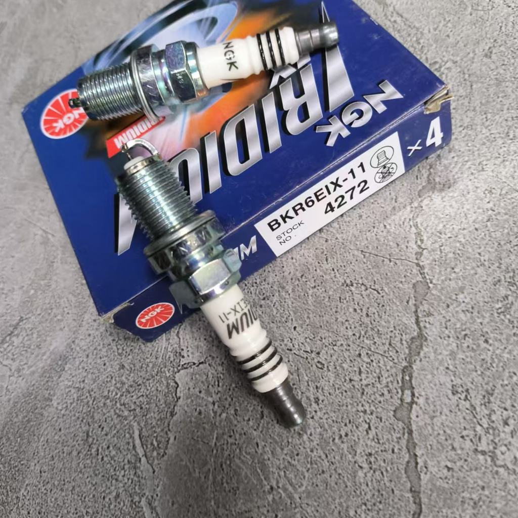 NGK BKR6EIX-11 4272 หัวเทียนโลหะผสมอิริเดียมพร้อม 3764 A4 A4L MINI X3 2.5L
