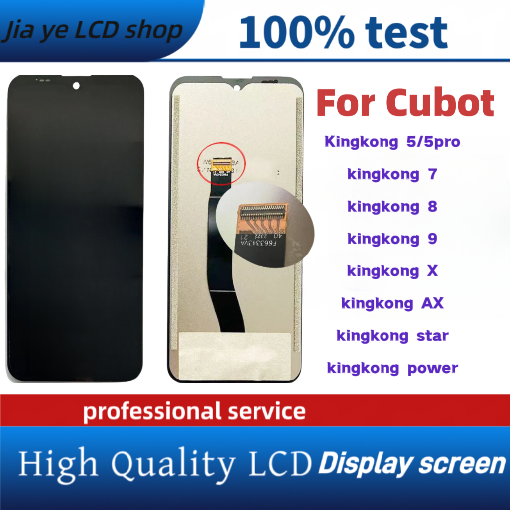 สําหรับ Cubot Kingkong 5 5Pro 7 8 9 Kingkong X/AX/Star/Power จอแสดงผล LCD หน้าจอสัมผัสเปลี่ยน