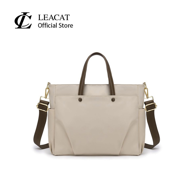 แบน กระเป๋าแล็ปท็อปสําหรับผู้หญิงหนึ่งไหล่แบบพกพาความจุขนาดใหญ่กระเป๋าเอกสารหนึ่งไหล่ กระเป๋าสะพายข้าง สิริ 15.6 นิ้วกระเป๋าด้านใน