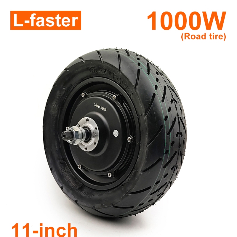 L-faster 48V 1000W ความเร็วสูงมอเตอร์ฮับไร้แปรงถ่าน 11 นิ้วยางสําหรับสกู๊ตเตอร์ไฟฟ้าจักรยาน
