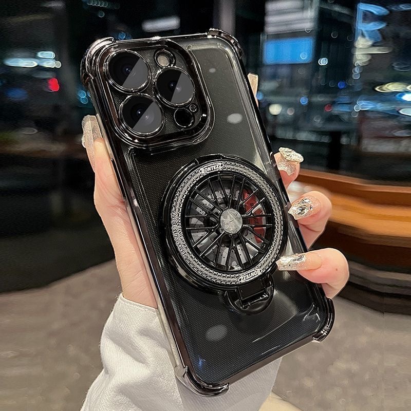 เคส For Realme 13 Pro C2 9 4G 9 Pro Plus 7 5G V5 Q2 13 pro plus สี่มุม Anti Drop Gyro Stand กรณีโทรศ