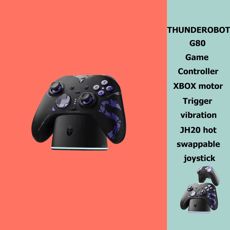 Thunderobot G80 Elite Gaming Controller Xbox Controller ไร้สายบลูทูธมาตรฐาน Rgb ฐาน Rgb Rgb เอฟเฟกต์