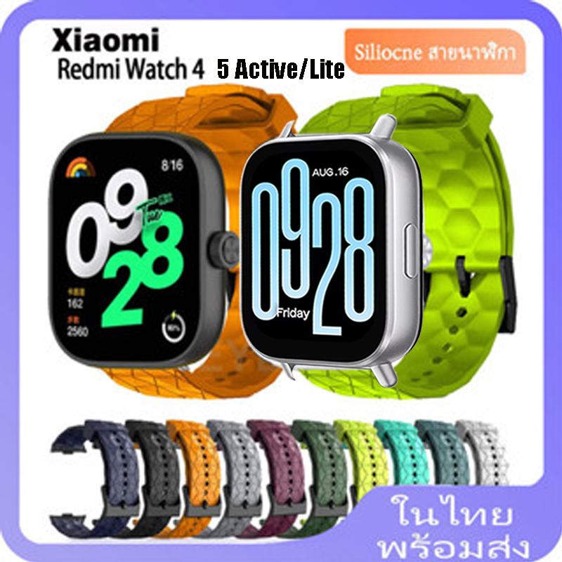 สายซิลิโคนทดแทนสําหรับ Xiaomi Redmi Watch 5 4 Smartwatch สําหรับ Xiaomi Redmi Watch 5 Active/Lite