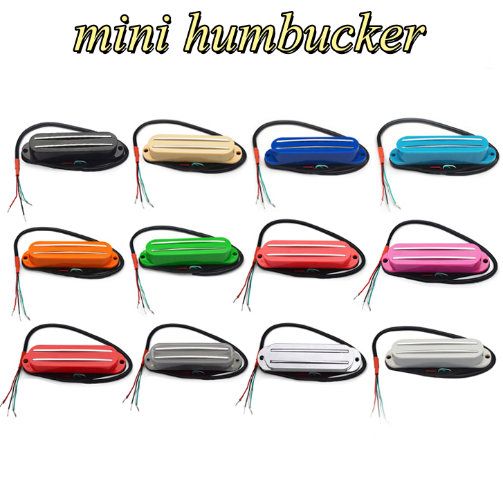 ST สไตล์ Humbucker Twin Blade Pickup Mini Humbucker Dual Rail 9K สําหรับ FD ST กีตาร์ไฟฟ้า