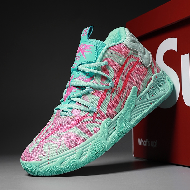 Lamelo Ball MB.03 style New color scheming Basketball Shoes Mens Low Top รองเท้าบาสเก็ตบอลน้ําหนักเบ