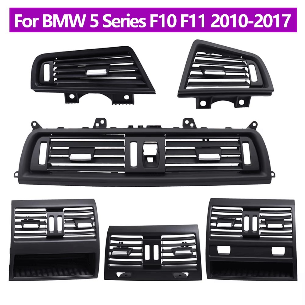 สําหรับ BMW F10 F11 F18 รถแดชบอร์ดเครื่องปรับอากาศ AC Vent Grille แผง 520i 523i 525i 528i 535i