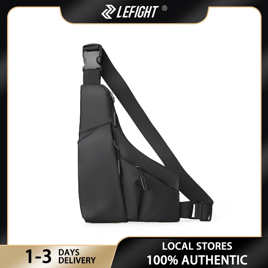 LEFIGHT Men Bag Chest Pack Functional Chest Bag Crossbody Chest Bag Zipper Bag Sports Bag