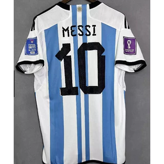 2022 Argentina Home MESSI เสื้อฟุตบอลฟุตบอลโลก