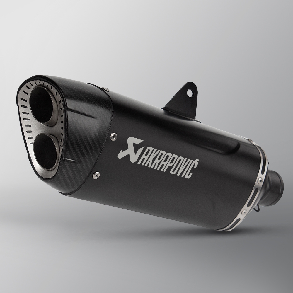 Akrapovic ท่อไอเสียรถจักรยานยนต์แข่งคู่สําหรับ tmax500 tmax530 tmax560 tl500 Forza Adv350