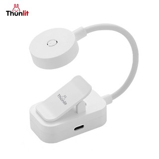 Thunlit Clip On Book Light Rechargeable LED Mini Portable Reading Lamp for Books