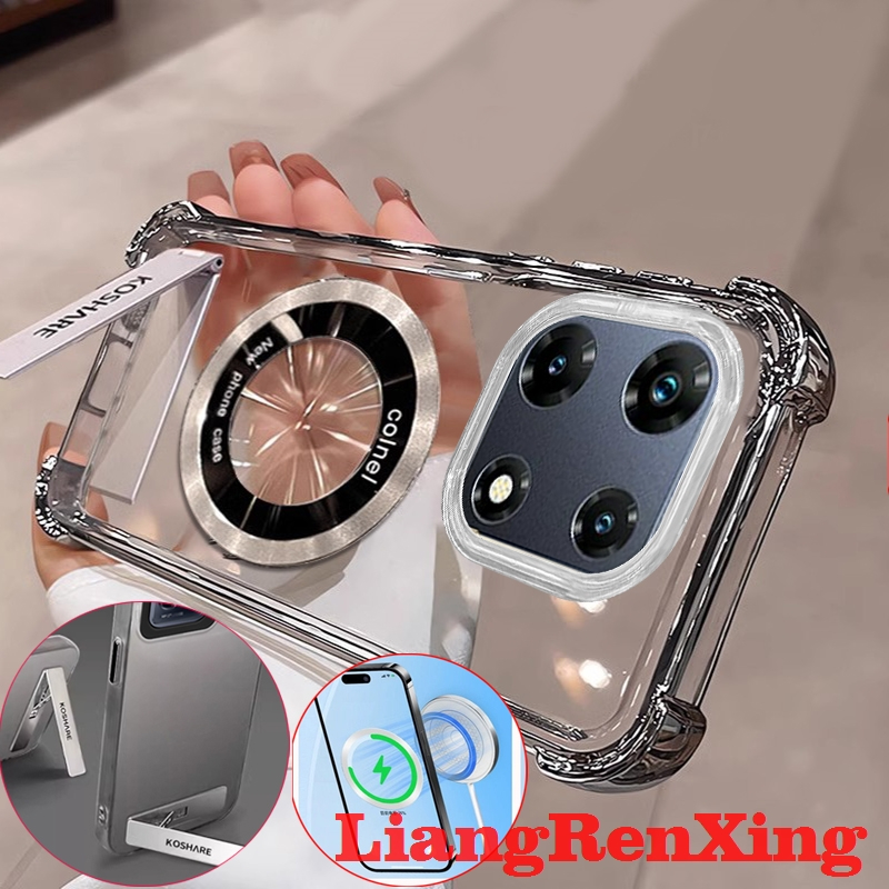 FOR เคส Case สำหรับ infinix Note 30 Pro infinix Note 30 5G โทรศัพท์ปลอก softcase ล้างกันกระแทกที่ครอบการออกแบบใหม่ความงามที่ชัดเจนกับผู้ถือไร้สายแม่เหล็ก TMCBCX01