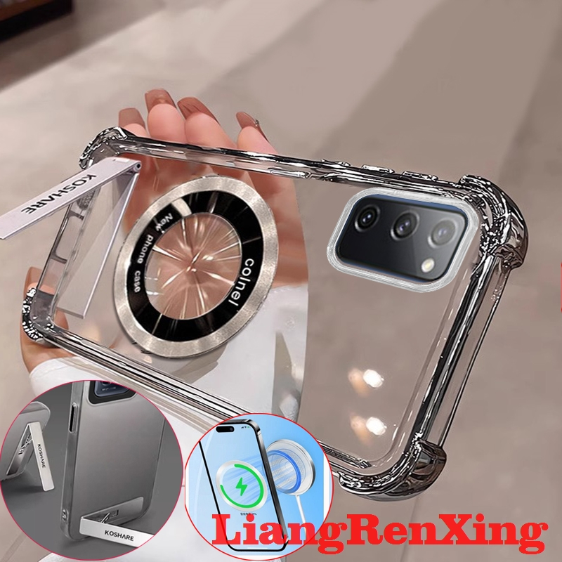 FOR เคส Case สำหรับ Samsung S20 ultra อัลตร้า Samsung S20 plus พลัส S20 FE S20 5g โทรศัพท์ปลอก softcase ล้างกันกระแทกปกการออกแบบใหม่ความงามที่ชัดเจนกับผู้ถือไร้สายแม่เหล็ก tmcbcx01