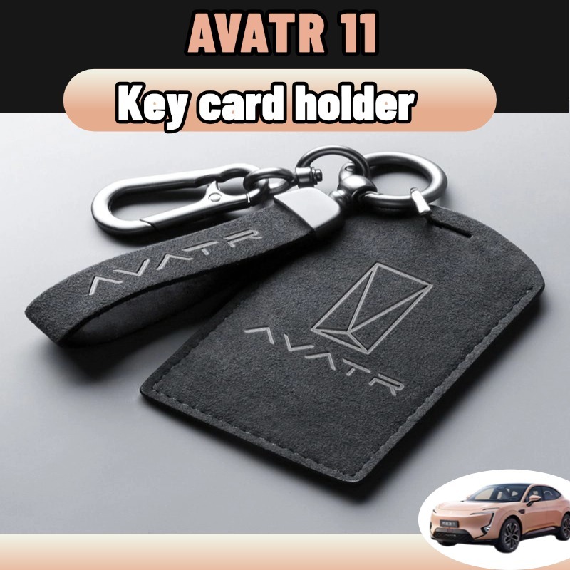 Avatr 11 NFC ซองใส่กุญแจการ์ดหนังแท้หนังนิ่มฝาครอบป้องกันผู้ถือบัตร accessories