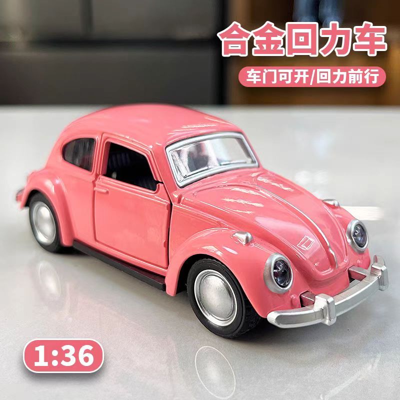ด้วงคลาสสิกรถอัลลอยรถรุ่นรถของเล่นรถของเล่นเด็กสามารถเปิดประตู - รูปที่ 3
