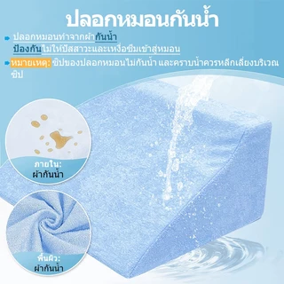 【UniHey】หมอนรองทางการแพทย์ หมอนพลิกตัว หมอนผู้ป่วย รองตามตำแหน่ง Wedge Pillow ช่วยลดแผลกดทับ ผู้ป่วยติดเตียง กันกรดไหลย้อน เมมโมรี่โฟม