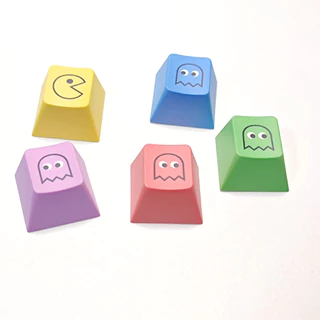5 ชิ้น R4 กินถั่วส่วนบุคคล Keycap PACMAN Keycap PBT ระเหิดคีย์บอร์ด Keycap