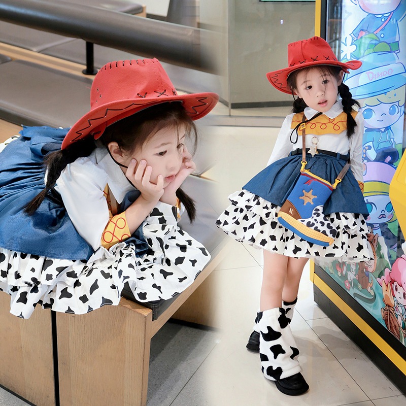 Toy Story Woody Tris คอสเพลย์/ชุดเด็กผู้หญิง/เครื่องแต่งกายฮาโลวีน/กระโปรงโลลิต้า - รูปที่ 2