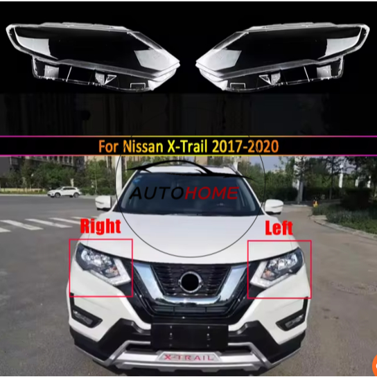 คุณภาพออร์ignal ฝาครอบไฟหน้าเลนส์ไฟหน้าสําหรับ Nissan X-trail xtrail X trail 2017 2018 2019 2020 เปล