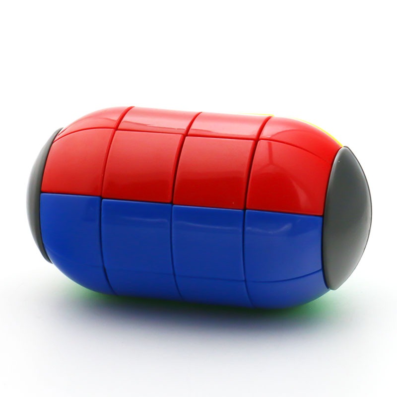 AULDEY Q-BORG Bullet Firebolt Pill Magic Cube Twisty ปริศนาคอลเลกชันสติกเกอร์วัยรุ่นปัญญาของเล่นสมอง